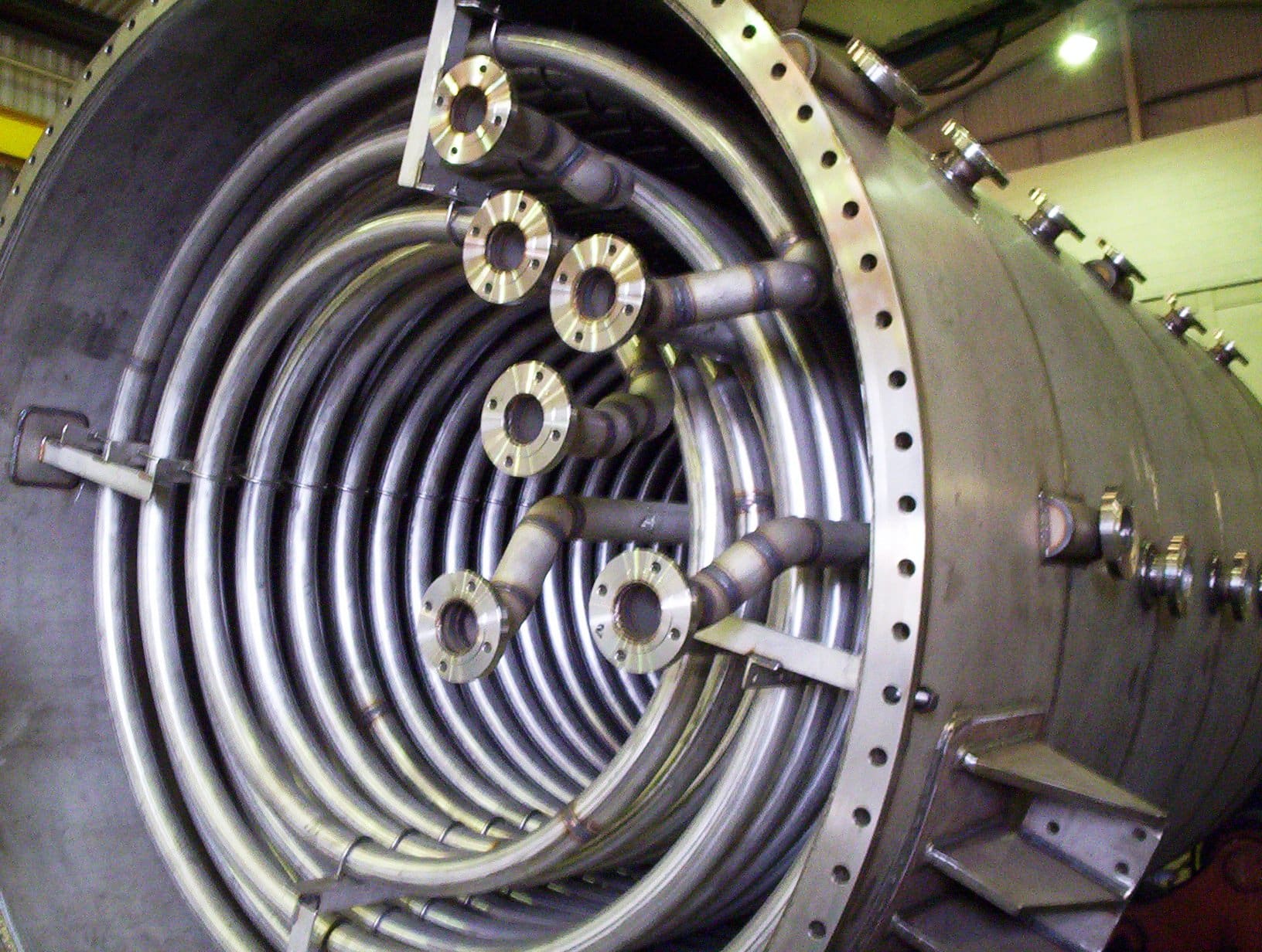 Pressure vessel interior photo